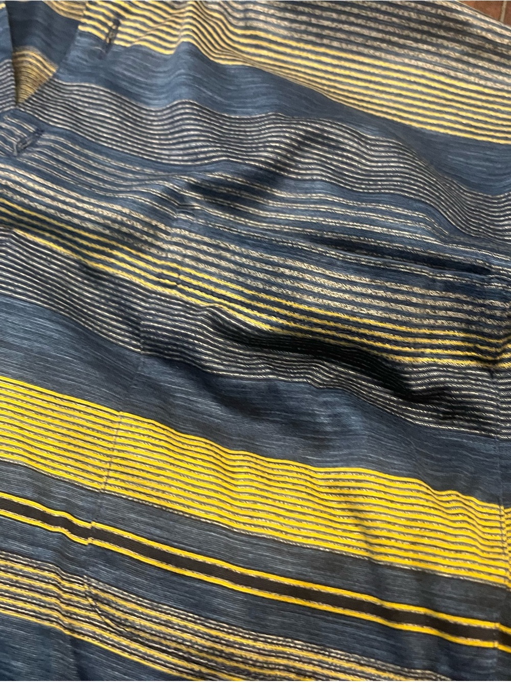 Men’s Black & White Patterned Button-Down Polo Shirt 2 for 1 the blue shirt is f - Picture 4 of 7